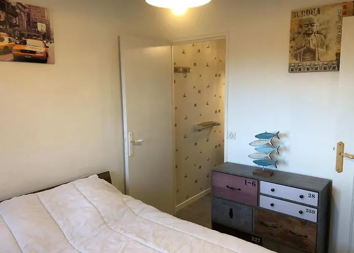 2 Pieces Avec Balcon A Deux Pas De La Plage, Wifi Et Parking - Fr-1-712-26 וילר-סור-מר