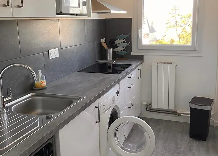 2 Pieces Avec Balcon A Deux Pas De La Plage, Wifi Et Parking - Fr-1-712-26 וילר-סור-מר